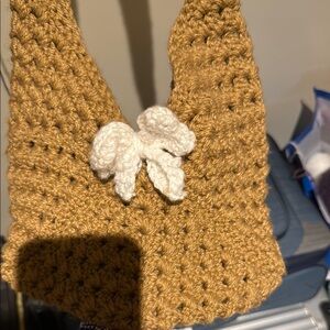Handcrafted Tan Crossbody Bag